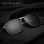 VEITHDIA Brand Men's Vintage Sunglasses Polarized UV400 Lens Eyewear Accessories Male Sun Glasses For Men/Women V2462