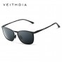 VEITHDIA Unisex Retro Aluminum Magnesium Brand Sunglasses Polarized Lens Vintage Eyewear Accessories Sun Glasses Men/Women 6630