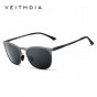 VEITHDIA Unisex Retro Aluminum Magnesium Brand Sunglasses Polarized Lens Vintage Eyewear Accessories Sun Glasses Men/Women 6630