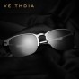 VEITHDIA Unisex Retro Aluminum Magnesium Brand Sunglasses Polarized Lens Vintage Eyewear Accessories Sun Glasses Men/Women 6631