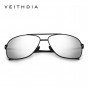 VEITHDIA Brand Men's Vintage Sunglasses Square Polarized UV400 Lens Eyewear Accessories Male Sun Glasses For Men/Women V2495