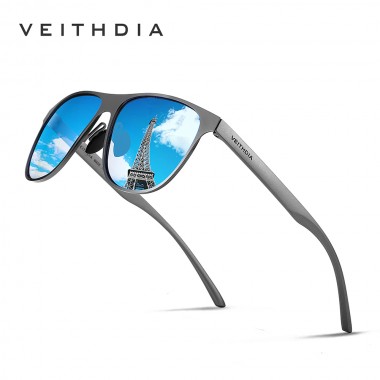 VEITHDIA Brand Unisex Stainless Steel Sunglasses Polarized UV400 Lens Eyewear Accessories Male Sun Glasses For Men/Women V3920