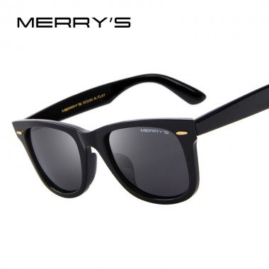 MERRY'S DESIGN Men/Women Classic Retro Rivet Polarized Sunglasses 100% UV Protection S'8140