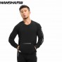 NANSHA Brand Men Gyms Hoodies Long Sleeve Clothing Men Pullover Letter Print Casual Sweatshirt Muscle Men's Slim Fit Sportswear