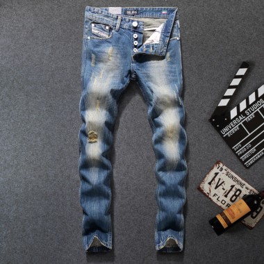 2017 New Arrival Fashion Dsel Brand Men Jeans  Washed Printed Jeans For Men Casual Pants Italian Designer Jeans Men!982-B