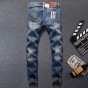 New Arrival Fashion Dsel Brand Men Jeans Blue Color Washed Printed Jeans For Men Casual Pants Italian Designer Jeans Men,9003-B