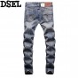 2017 Original Dsel Designer jeans men Famous Brand Ripped jeans Denim Cotton Jeans Men Casual Pants printed jeans!604-2C