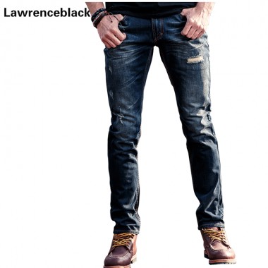 Mens Biker Jeans Denim 2017 Fashion Cool Style Brand Pants Elastic Stretch Motorcycle Jeans 2017 Top Quality Trousers Male 241