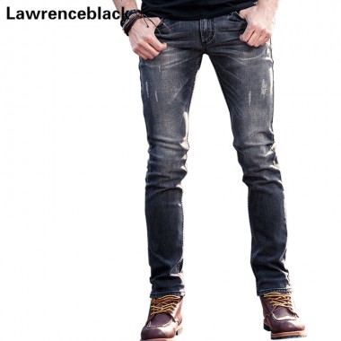 Mens Biker Jeans Denim Classic American Style Brand Pants Elastic Stretch Motorcycle Jeans Top Quality Long Trousers Male 239
