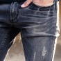 Mens Biker Jeans Denim Classic American Style Brand Pants Elastic Stretch Motorcycle Jeans Top Quality Long Trousers Male 239