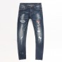 Jeans Men Slim Straight Ripped Jeans Male Hole Jean Pants Casual Denim Trousers High Quality All-Match Long Men'S Biker Jean 54
