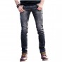 Mens Biker Jeans Denim 2017 Fashion American Style Brand Pants Elastic Stretch Motorcycle Jeans Top Quality Trousers Male 240