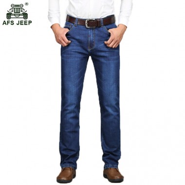 Fashion Male Denim Jeans True Famous Brand Casual Straight Denim Slim Fit Men Jeans Pants Deep Blue Homme Marque Jeans 58wy