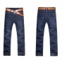 Men Slim Pencil Jeans Pants Classical Men Fashion Casual Middle  Waist Denim Jeans Men Straight Skinny Blue Jeans 58wy