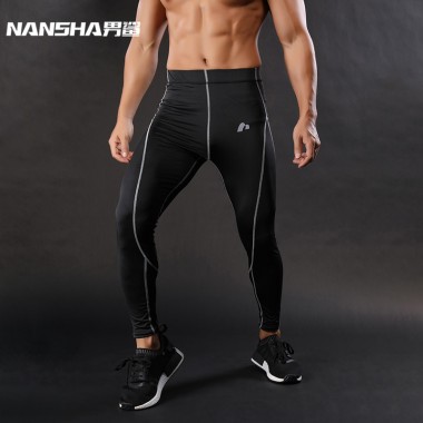NANSHA Compression Pants Man Trouser Crossfit Pants Hight Elasitc Fitness Bodybuilding Pants Quick Dry 2017 Skinny Legging