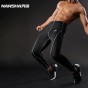 NANSHA Men Compression Pants  Spliced Skinny Leggings Tights Line pants Fitness Joggers Elastic Bodybuilding Sweatpants Trousers