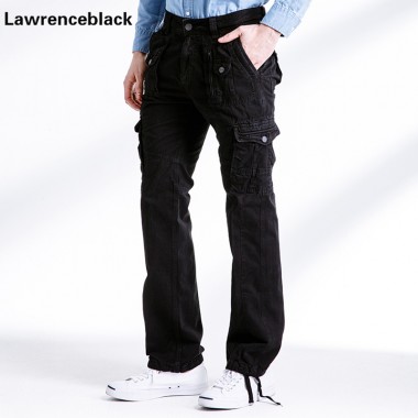 Men's Cargo Pants Fashion Military Cargo Pant Men Baggy Tactical Trousers Casual Cotton Multi Pockets Work Pants Big Size 726