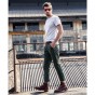 brand casual cargo pants men solid clothing high-quality fashion overalls Slim fit straight long trousers male sweatpants 708