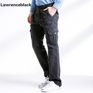 Brand Men Cargo Pants Casual Pant Multi Pocket Overall High Quality Mens Outdoors Long Trousers Plus size Work Pants Men 728