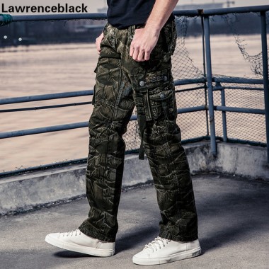 Tactical army military cargo pants men's sweatpants combat outdoors trousers camo green mens joggers camouflaged overalls 700