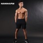 NANSHA Brand 2017 Men's Compression Shorts High Waist Drawstring Loose Summer Beach CasualRunning Breathable Elastic Male Shorts
