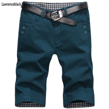 Lawrenceblack Brand 2018 New Summer Casual Shorts Men Loose Men's bodybuilding Bottoms Short Pants No Belt Drop Shipping 1016