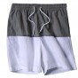 Lawrenceblack Brand 2018 High Quality Summer New Casual Shorts Mens Cotton Elastic Waist Bottoms Knee length boardshorts 1049