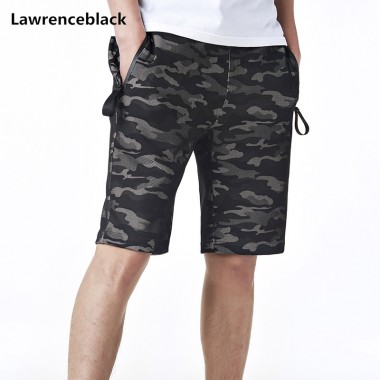 Lawrenceblack Brand 2018 Men's Shorts Summer Beach Shorts Cotton Casual Male Bottoms homme Bodybuilding Fitness Workout 1046