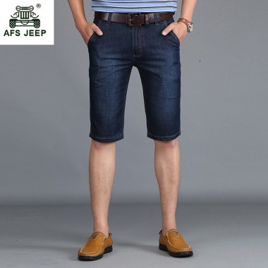 Men Casual Demin Shorts 2017 New Style Summer Breathable Knee-length Fashion Loose Jean Shorts Plus Size 29-42 68wy
