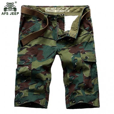 Summer Men's Army camouflage Work Casual cargo Shorts Men Fashion Joggers Overall Military Trousers Shorts 64wy