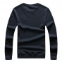 AFS JEEP 2018 Men's Long Sleeve O-Neck T-shirt Casual Style Solid Tops Tee For Men Clothing T-shirts Size M-XXXL 68wy
