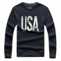 2018 Brand-clothing Men's Long Sleeve T-shirts O-Neck Autumn Spring Slim Casual Cotton T-shirts Fashion Tops Tees 70wy