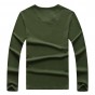 2018 Brand Men's Solid Long Sleeve T-shirts Men Cotton Breathable T-shirt Clothing Male Casual Tops Tees Size M-XXXL 73wy