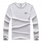2018 Men Cotton T Shirt Autumn And Spring Men's Fashion T-shirt Casual Long Sleeved Casual O-neck T-shirt 60wy