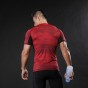 NANSHA Mens Fitness 3D Prints Short Sleeves T Shirt Men Bodybuilding Skin Tight Thermal Compression Shirts Crossfit Workout Top