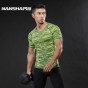 NANSHA Brand Clothing Men's Short Sleeve T-shirts  Compression Shirt Crossfit T-shirt Men Workout 3D Fitness Tights  Top