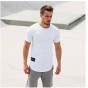 NANSHA 2018 Summer New Fashion Men Gyms Cotton T-shirt Fitness Bodybuilding Men Short Sleeve High Quality T-Shirt Tee Tops