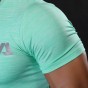 NANSHA Brand Fashion Men Short Sleeve Fitness T-Shirt Bodybuilding Clothing Slim Fit Shirt Men Gyms Tight T-Shirt Male Clothes