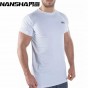 NANSHA Men's Casual Fitness T-shirt Homme Muscle Gyms T-shirt Men Fitness Crossfit Fashion Bodybuilding T-shirt
