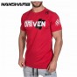 NANSHA Casual Summer New Clothing Gyms & Casual T-shirt Mens Fitness Tops Tees Fashion Streetwear Work Out Clothing Sportwear