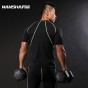 NANSHA 2017 Base Layer Color lines T Shirt Fitness Tights Quick Dry Camo T Shirts Tops & Tees Crossfit Compression Shirt