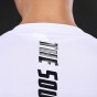 NANSHA Brand Men's Tight  Fitness Bodybuilding T-Shirt Letters Printing Crossfit Streetwear Workout Slim Gyms Short Sleeve Tees