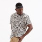 HEYGUYS 2018 leopard print men over size t-shirts fashion hip hop  short sleeve brand cute t shirts men street wear designer