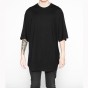 HEYGUYS 2018 extend hip hop street T-shirt man wholesale fashion US size t shirts men summer short sleeve oversize pure color