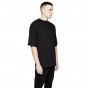 2018 t-shirt SOILD  wholesale extended oversize shoulder  tshirt mens hip hop new design street men cheap t shirt hot sell