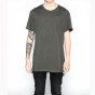 2018 HEYGUYS fashion classic plain hole scratches do old render joker plus long short sleeve TEE shirt Long T-shirt