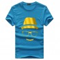 Men's T-Shirts 2018 Summer O-Neck Short Sleeve Golden Hat Print t Shirt Men Casual Cotton Brand Tee Shirt Men Size 5XL 11.5wy