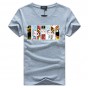 2018 Brand Men Summer T-Shirts Male Plus Size T shirt Homme Short Sleeve T Shirts Fashion Men's Opera pattern Tees Shirts 11.5wy