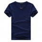 2018 Hot Sale High Quality Fashion T-shirt Large Size Men T-Shirt Short Sleeve Solid Casual Cotton Tees Summer Clothing 11.5wy