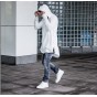 2017 winter style men Hoodies & Sweatshirts fashion brand warm zipper long sleeve Hooded Sweatshir for men Streetwear black grey